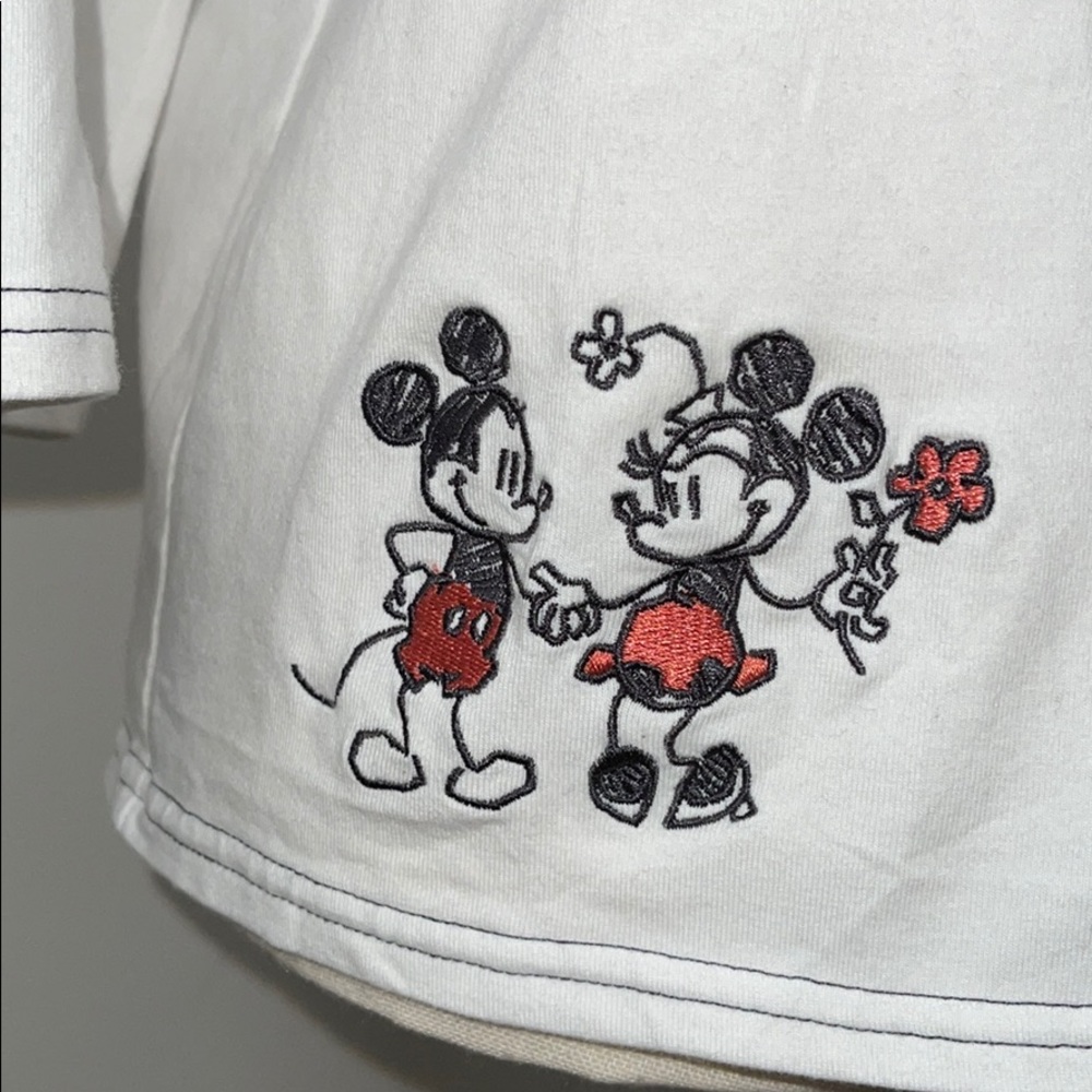 Disney Mickey Minnie 3/4 Sleeve Tee Shirt - Picture 8 of 15